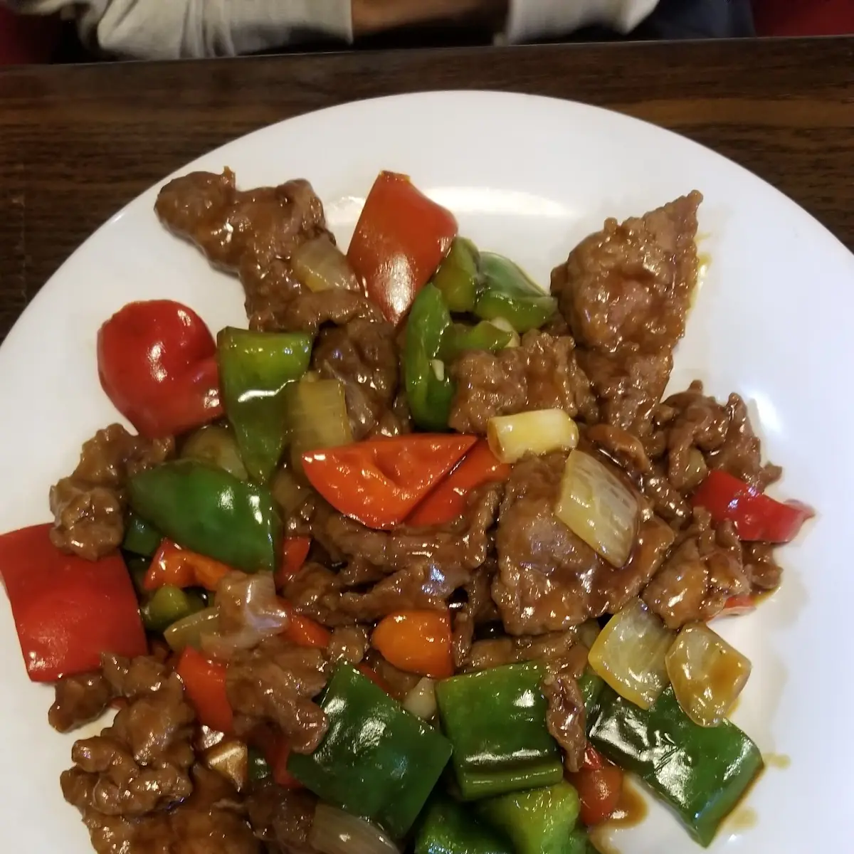 pepper steak with onion 青椒牛